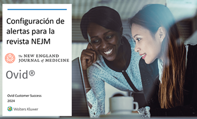 Configuración de alerta para la revista NEJM